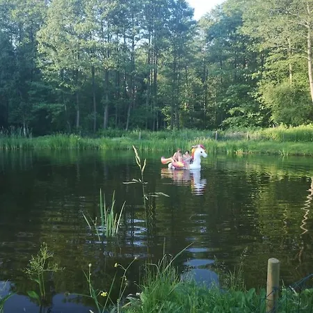 アパート Wodna Ostoja Z Kominkiem Nad Jeziorem Selment