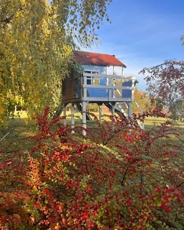 Wodna Ostoja Z Kominkiem Nad Jeziorem Selment