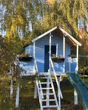 Wodna Ostoja Z Kominkiem Nad Jeziorem Selment