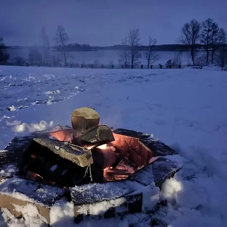 Wodna Ostoja Z Kominkiem Nad Jeziorem Selment * Buczki