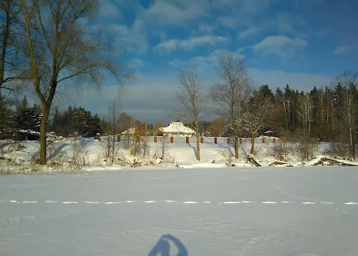 Wodna Ostoja Z Kominkiem Nad Jeziorem Selment Apartment