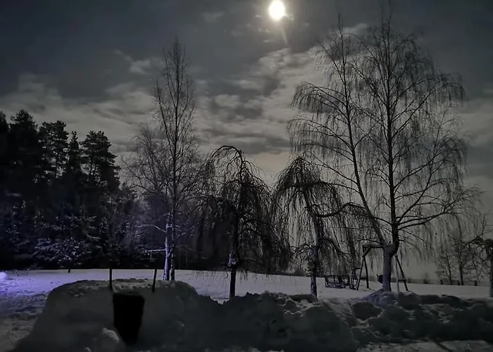 Wodna Ostoja Z Kominkiem Nad Jeziorem Selment