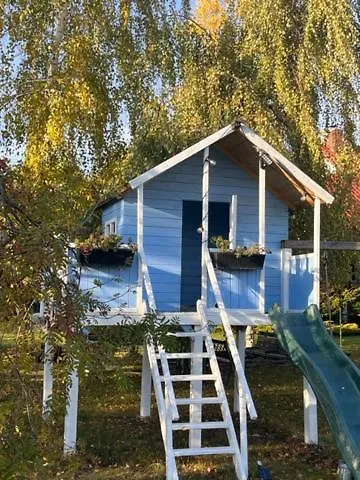 Wodna Ostoja Z Kominkiem Nad Jeziorem Selment