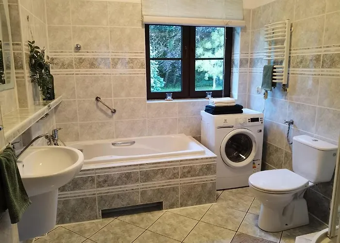 Wodna Ostoja Z Kominkiem Nad Jeziorem Selment *